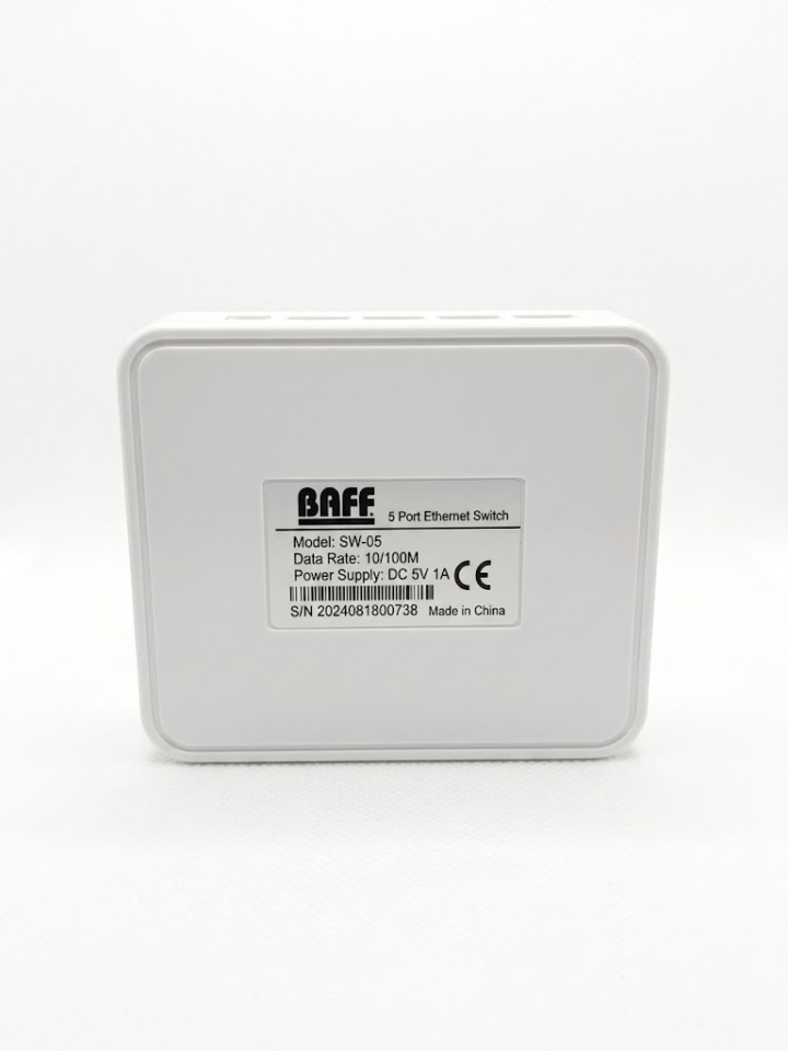 BAFF 5port 10/100 Yönetilemez Switch SW-05