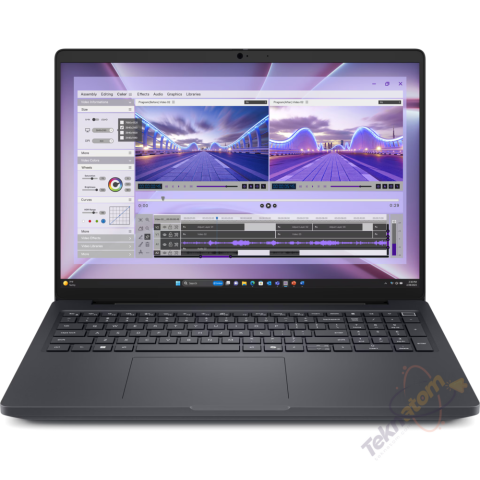 DELL 16” PRO MAX ULTRA 7 265H-32GB DDR5 RAM-2TB NVME-8GB RTX PRO2000 BWL-W11P Taşınabilir İş istasyonu (12217)