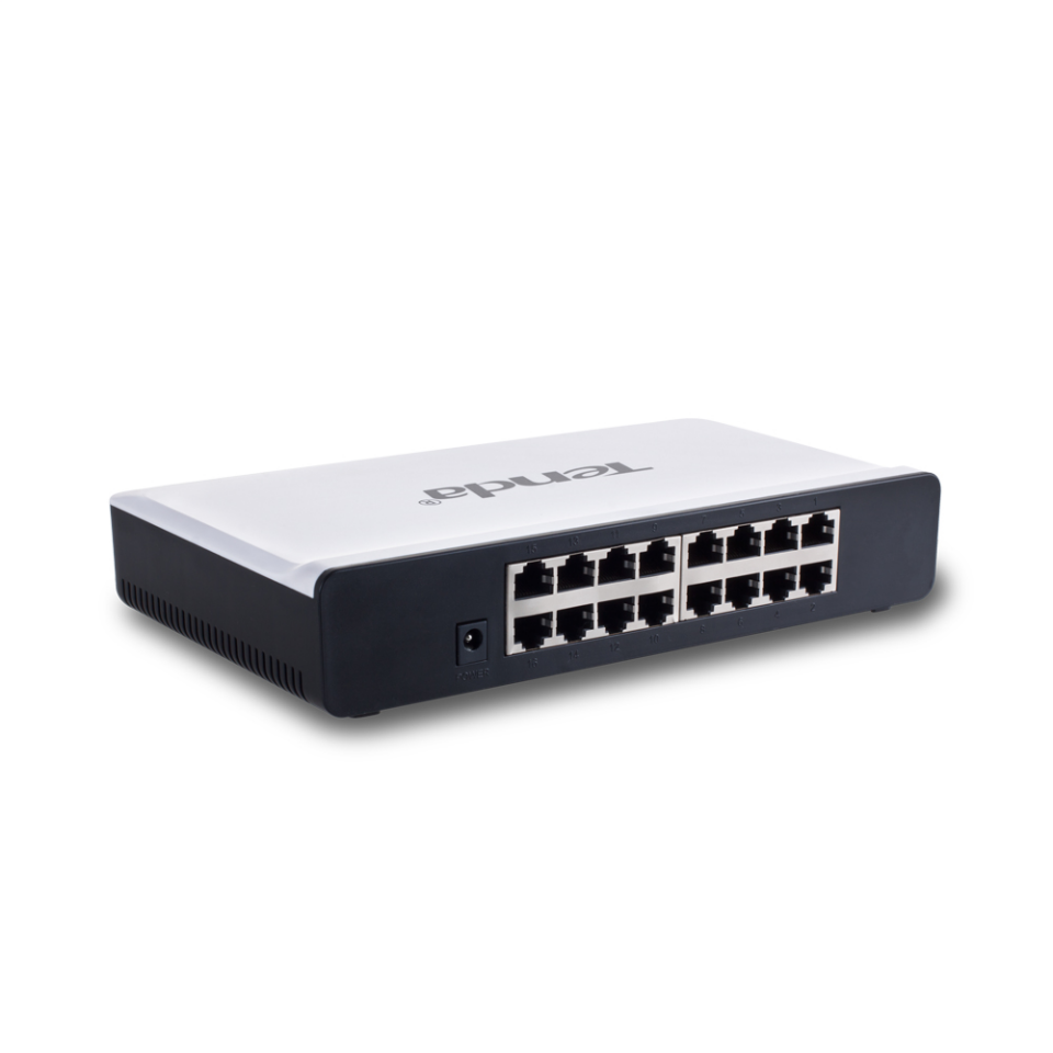 TENDA 16port 10/100 Yönetilemez Switch S16