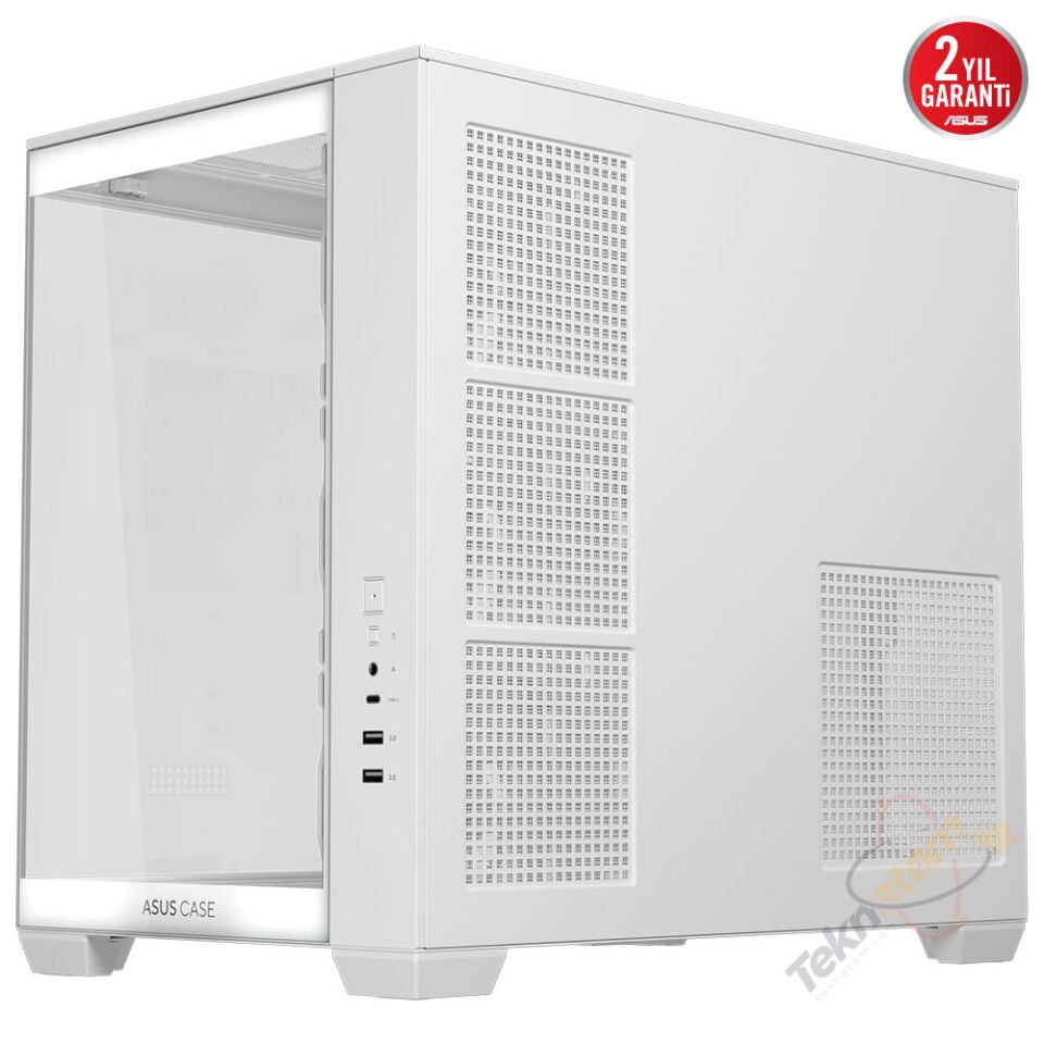 ASUS A32 PLUS TG ARGB Gaming Mid-Tower PC Kasası Beyaz / 90DC00S3-B19000