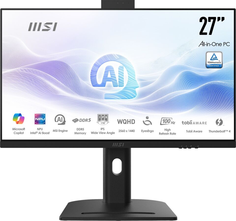 MSI AIO 27'' ULTRA 7 155H-32GB DDR5 RAM-1TB NVME-FDOS / MODERN AM273QP AI 1UMG-416XEU