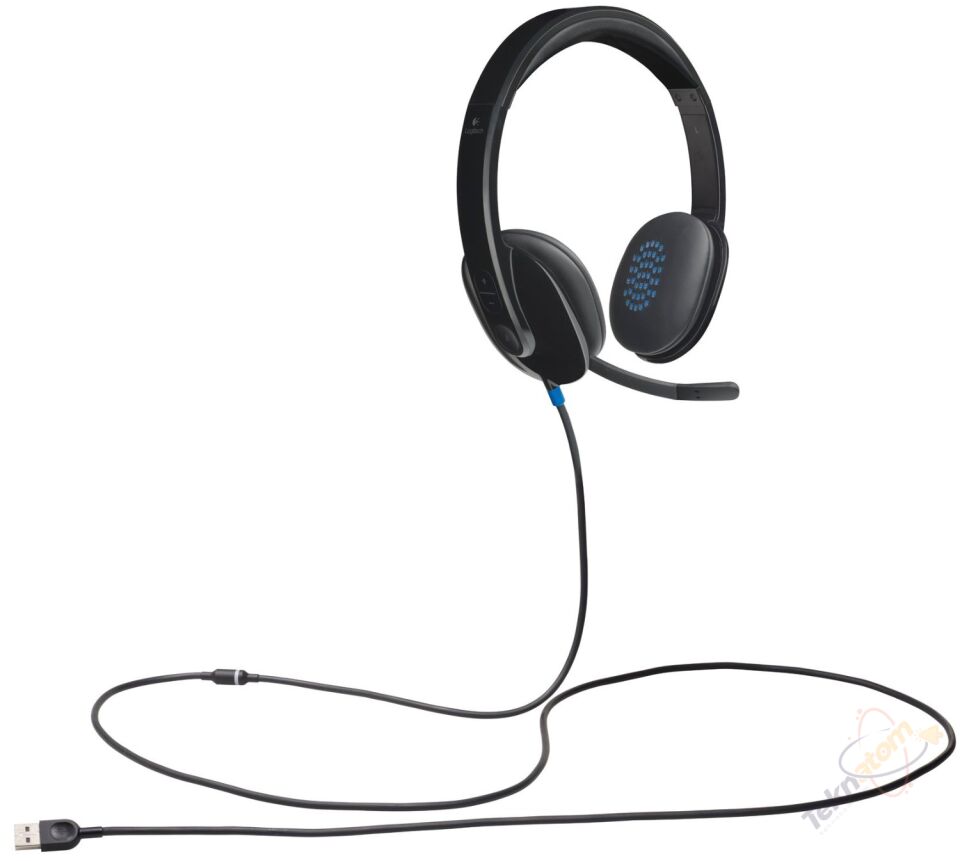 LOGITECH H540 981-000480 USB Dijital Stereo Gürültü Engelleme Mikrofona Sahip Kulaklık