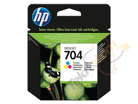 HP 704 Üç Renkli Orijinal Mürekkep Kartuşu (CN693AE)