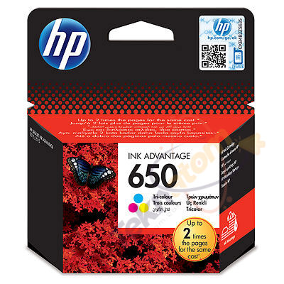 HP 650 Üç Renkli Orijinal Mürekkep Kartuşu - CZ102AE