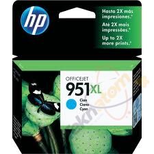 HP 951XL Camgöbeği Orijinal Yüksek Kapasiteli Mürekkep Kartuşu (CN046AE)