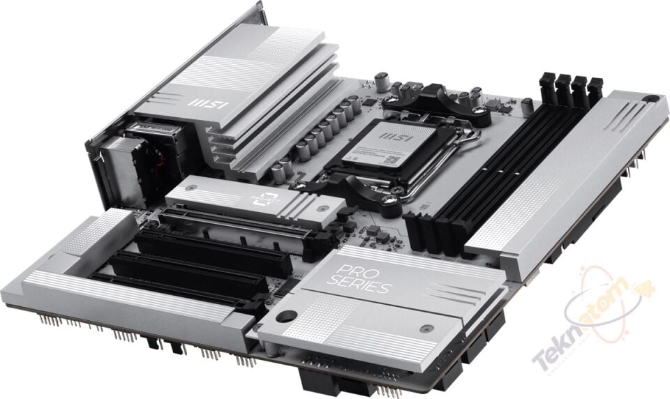 MSI PRO B850M-A WIFI7 PZ DDR5 HDMI-DP TYPEC PCIE 5.0 AM5 mATX BEYAZ