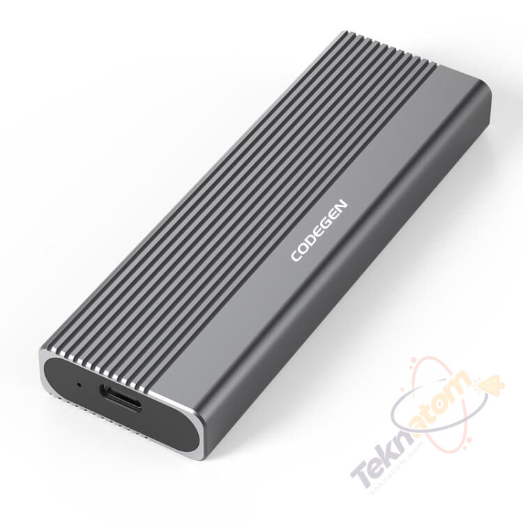 CODEGEN Type C USB 3.1 NVME M2 SSD 10Gbps Alüminyum Disk Kutusu (CDG-SSD-40BC)