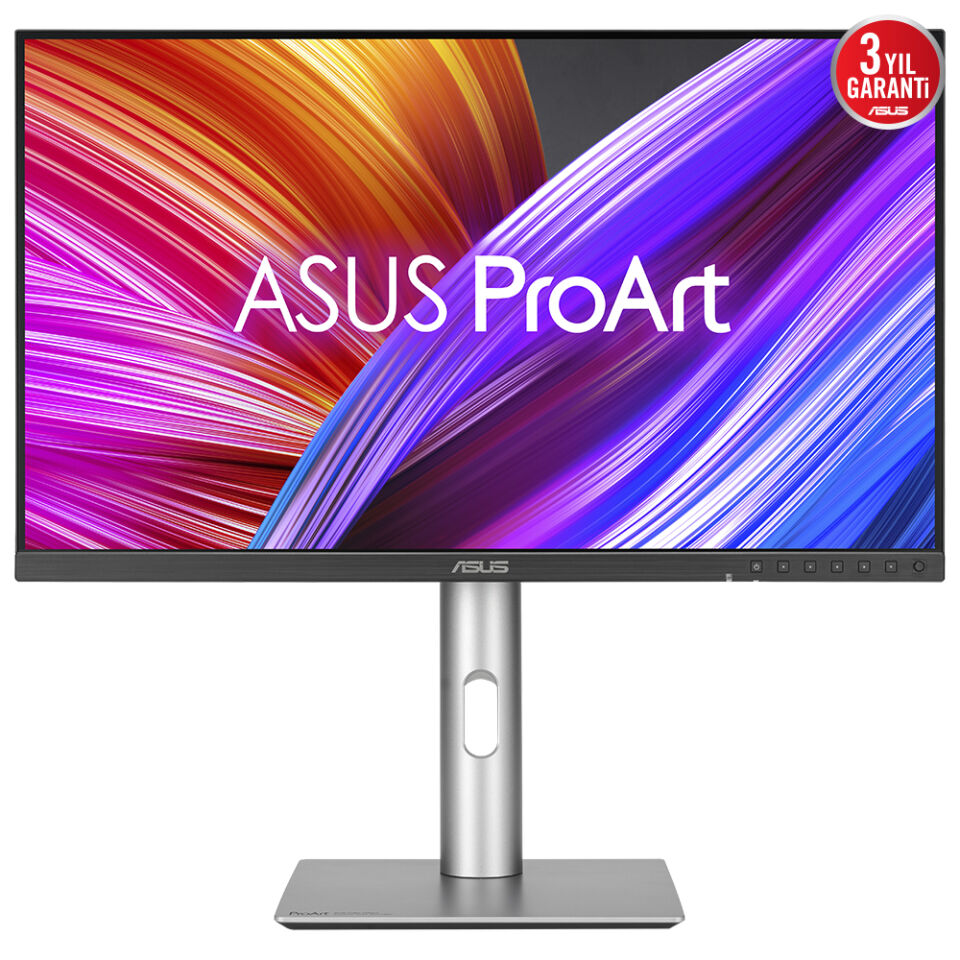 ASUS 23.8'' IPS PROART PA24ACRV 5MS 75HZ HDMI-DP TYPEC Multimedya Pivot Grafik Tasarım Monitörü 2560x1440 / 90LM08Y0-B01M70