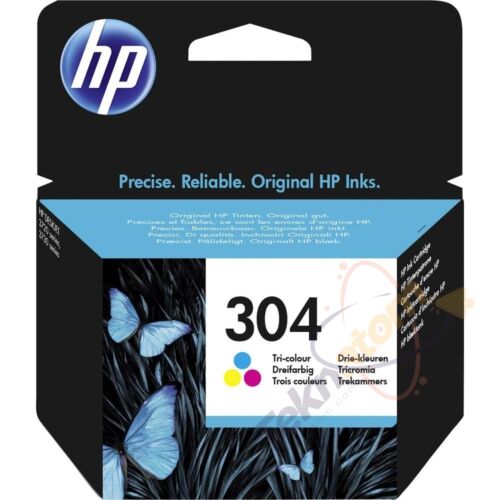 HP 304 Üç Renkli Mürekkep Kartuşu (N9K05AE)