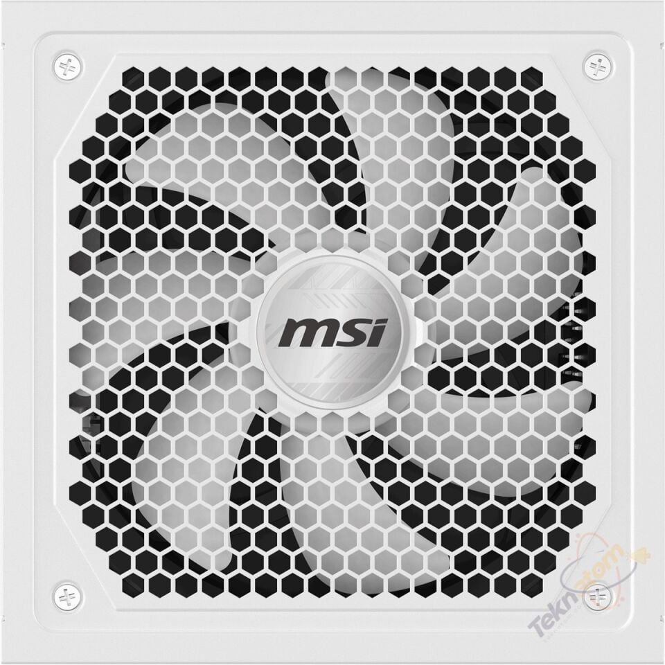 MSI 1000w 80+ Gold MAG A1000GL PCIE5 WHITE Tam Modüler Power Supply Beyaz