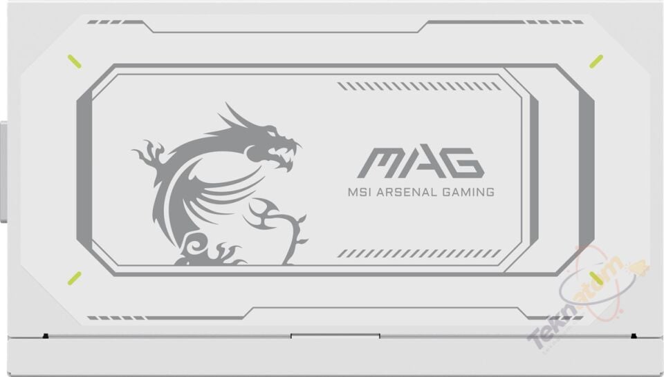 MSI 1000w 80+ Gold MAG A1000GL PCIE5 WHITE Tam Modüler Power Supply Beyaz