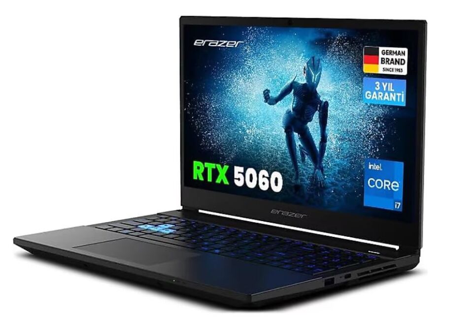 ERAZER 15.6'' CORE i7 13620H-16GB DDR5 RAM-1TB NVME-8GB RTX5060-FDOS / DEPUTY 15 P1 MD600004