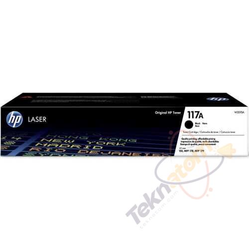 HP 117A Siyah Orijinal Lazer Toner Kartuşu (1.000 Sayfa) - W2070A