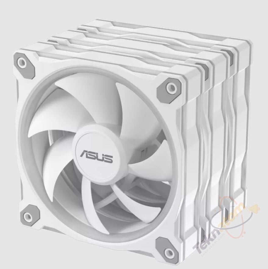ASUS PRIME MR120 ARGB Beyaz Üçlü Kasa Fanı Seti (3'li set) / 90DA00I3-B09020