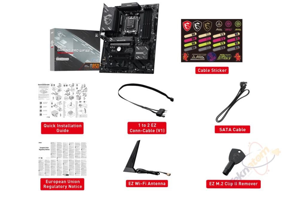 MSI B850 GAMING PRO WIFI6E HDMI-DP TYPEC PCIE 5.0 AM5 ATX