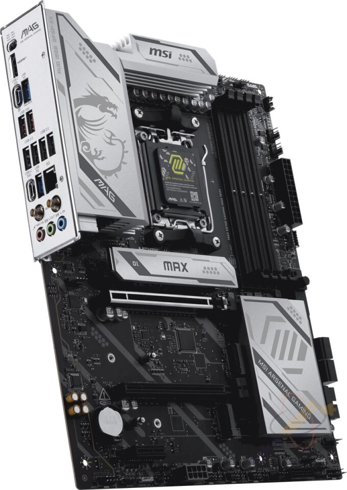 MSI MAG X870E GAMING MAX WIFI7 DDR5 HDMI-DP PCIE 5.0 AM5 ATX