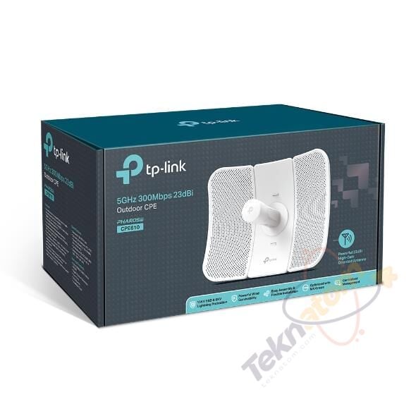 TP-LINK CPE610 N300 5ghz 23dBi 30km Harici Access Point CPE