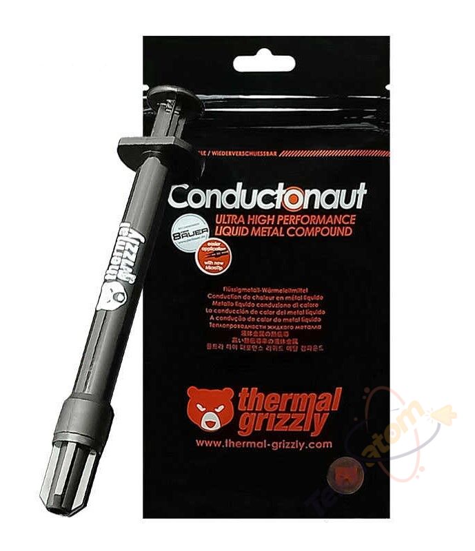 Thermal Grizzly Conductonaut Likit Metal 5gr 73W Yüksek Performanslı Termal Macun