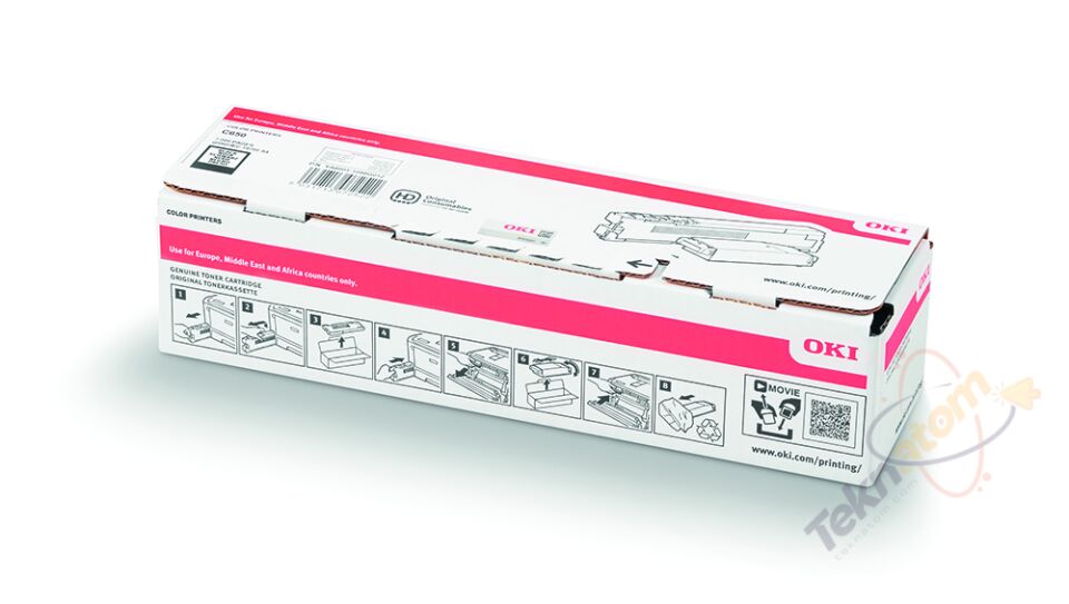 OKI C650 / C651 Siyah Orijinal Toner Kartuşu (7.000 Sayfa) - 9006130