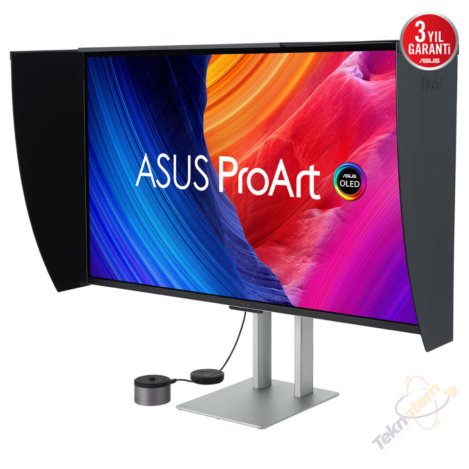 ASUS 31.5'' OLED PROART PA32UCDMR-K 0.1MS 240HZ HDMI-DP Thunderbolt Grafik Tasarım Monitörü 3840x2160