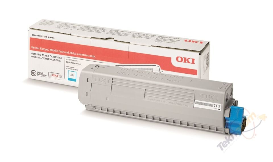 OKI C824/C834/C844 5K Mavi (Cyan) Toner (47095703)