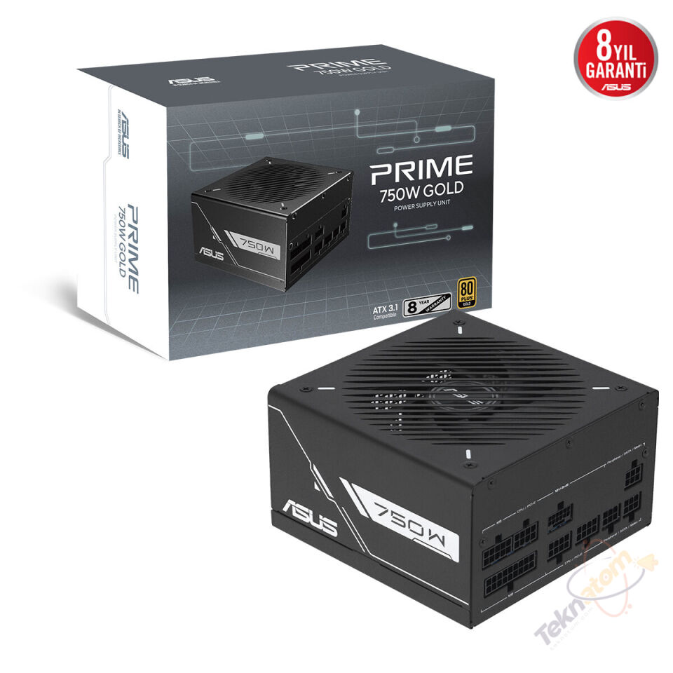 ASUS 750w 80+ Gold PRIME 750G Tam Modüler Power Supply / 90YE00U3-B0NA00