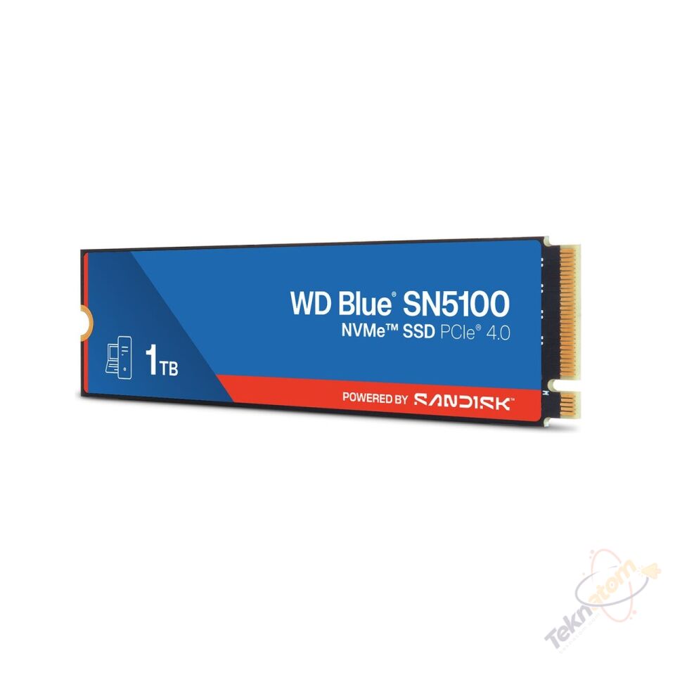 WD 1TB BLUE SN5100 WDS100T5B0E 7100-6700MB/s M2 NVME GEN4 Disk