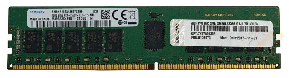 LENOVO 32GB TruDDR4 3200MHZ ECC RDIMM SUNUCU RAM ThinkSystem 4X77A08633