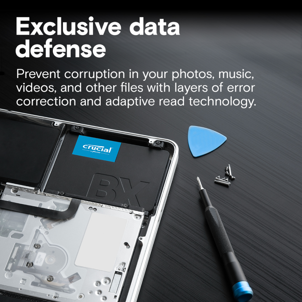 CRUCIAL  1TB BX500 CT1000BX500SSD1 540- 500MB/ SSD SATA-3 Disk Kutusuz