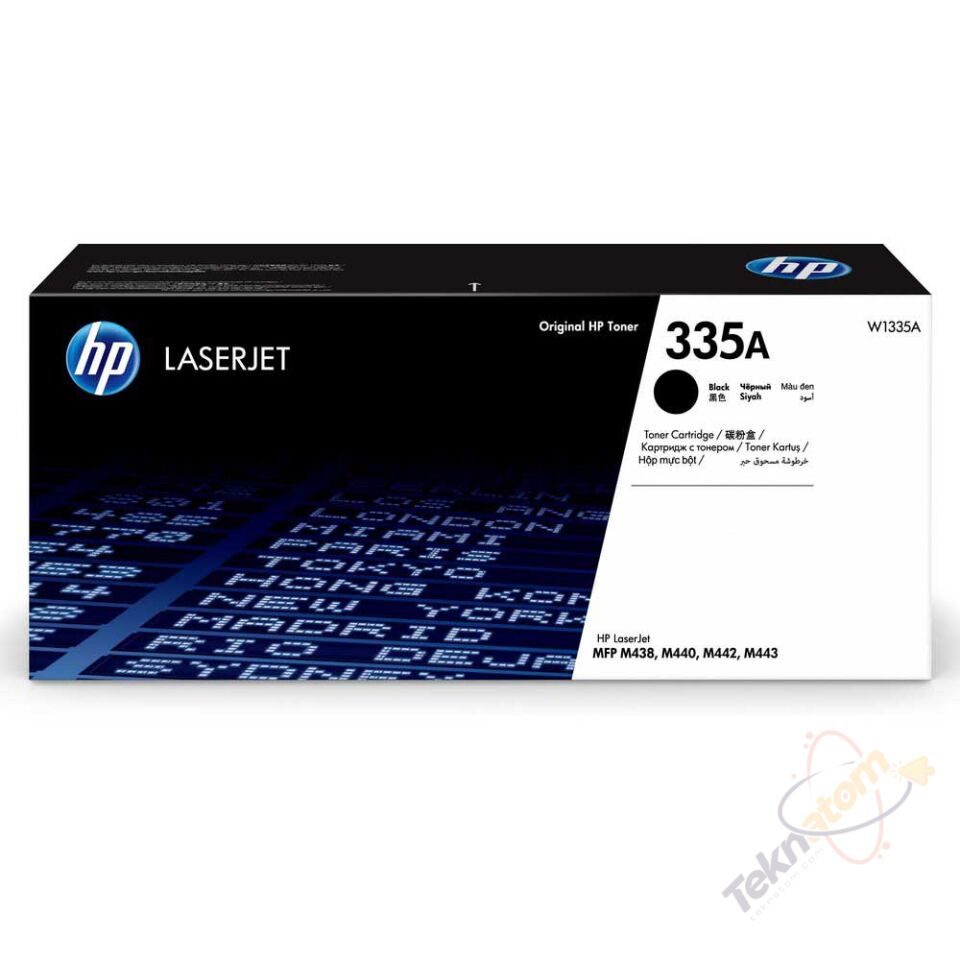 HP 335A Siyah Orijinal LaserJet Toner Kartuşu (7.400 Sayfa) - W1335A