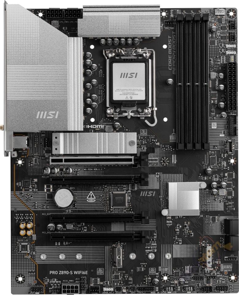 MSI PRO Z890-S WIFI6E DDR5 HDMI-DP TYPEC PCIE 5.0 1851p ATX