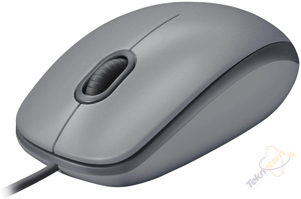 M110 Silent Kablolu Optik Mouse Mid Gray - 910-006760