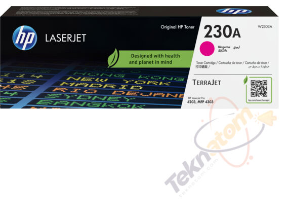 Hp W2303a 230A Macenta Laserjet Toner 1.800 Sayfa