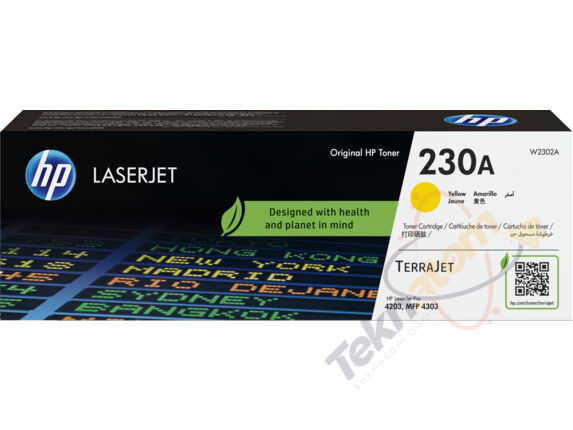 HP 230A Sarı LaserJet Toner Kartuşu (W2302A)