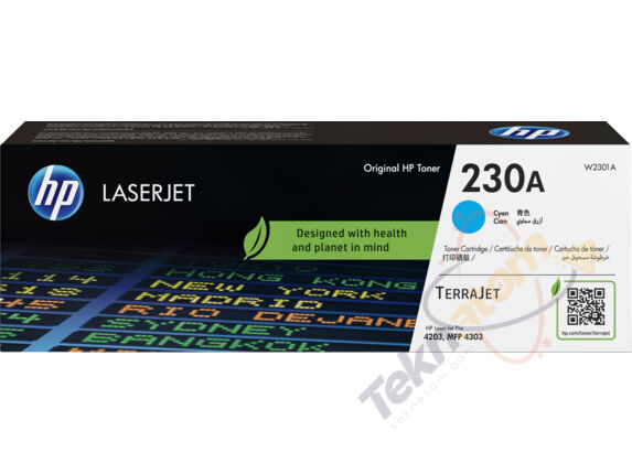 HP 230A Mavi (Cyan) LaserJet Toner Kartuşu (W2301A)