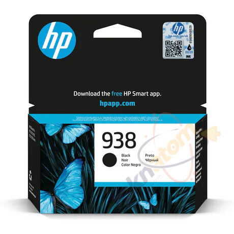 HP 938 Siyah Orijinal Mürekkep Kartuşu (4S6X8PE)