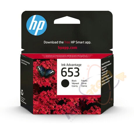 HP 653 Siyah Orijinal Ink Advantage Mürekkep Kartuşu (360 Sayfa) - 3YM75AE