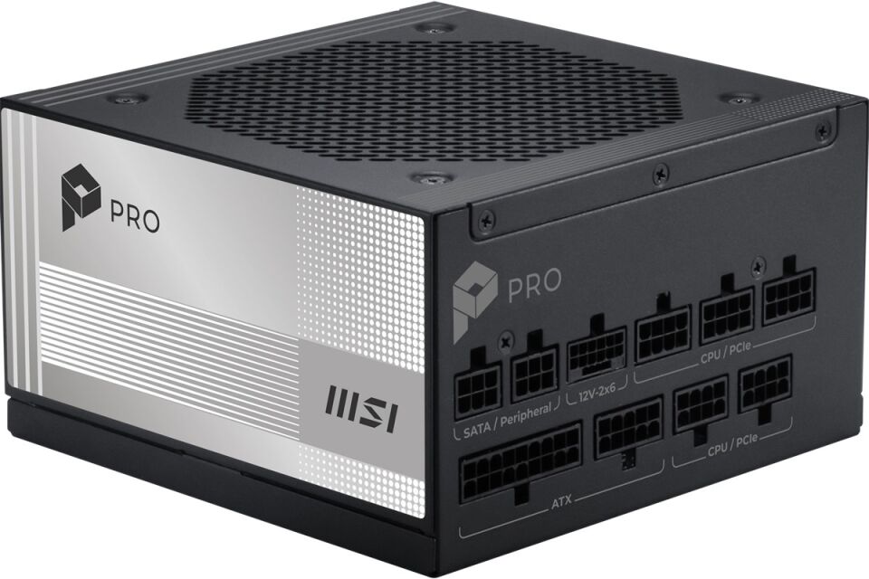 MSI 1000W 80+ PLATINUM PRO A1000PL PCIE5 Tam Modüler Power Supply