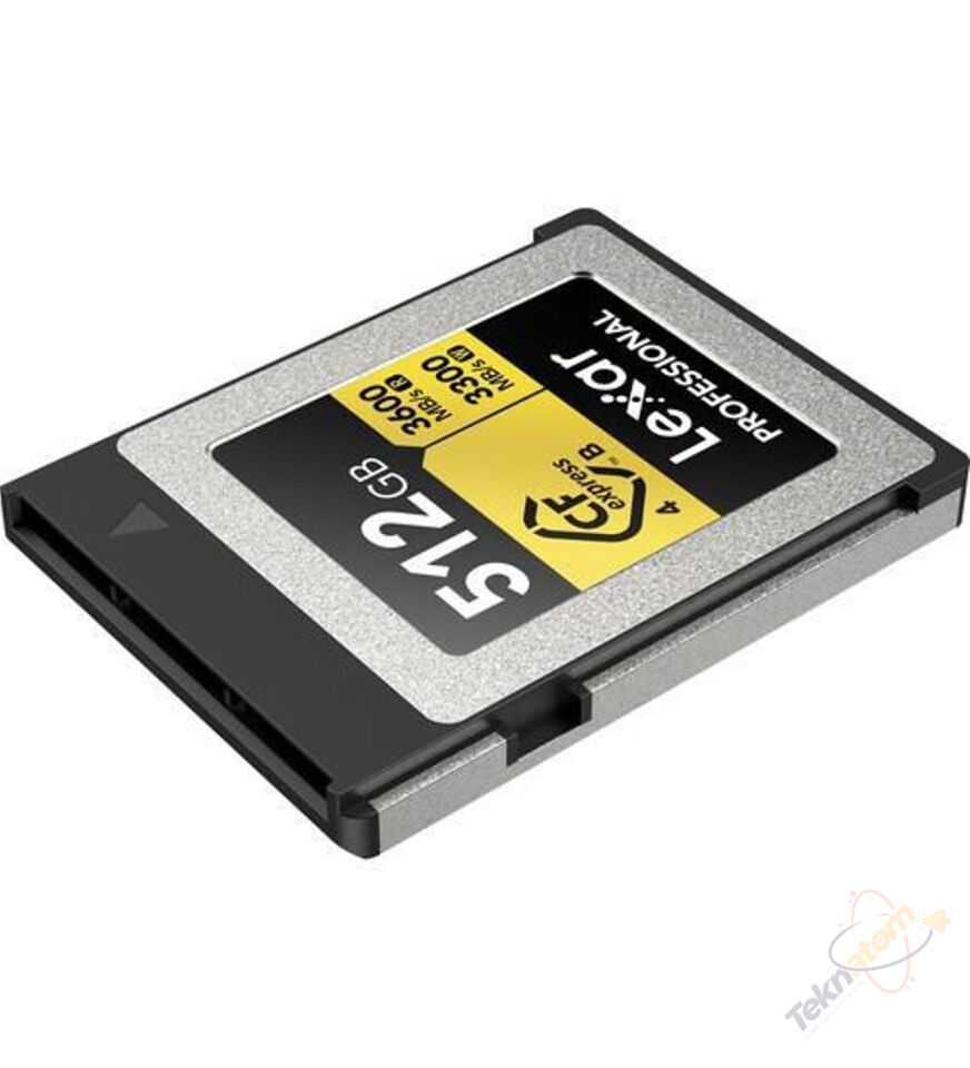 LEXAR 512GB Professional CFexpress Type B Gold Series Hafıza Kartı / LCXEXP4512G-RNENG
