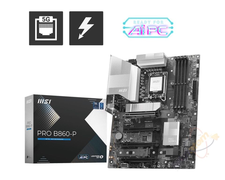 MSI PRO B860-P DDR5 HDMI-DP TYPEC PCIE 5.0 1851p ATX