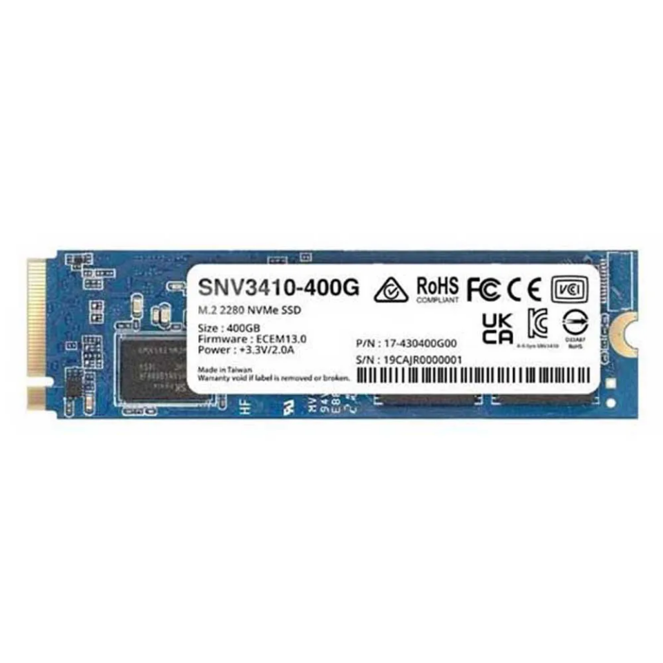 SYNOLOGY 400GB SNV3410-400G 3000- 750MB/s Enterprise M2 NVMe Gen3 Nas Disk