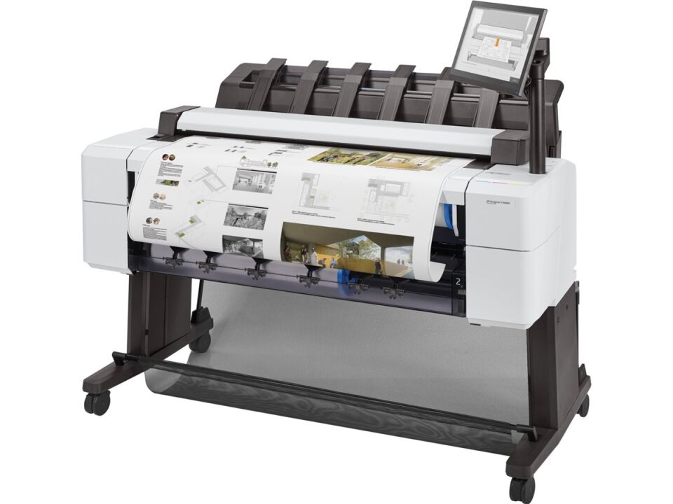 HP DesignJet T2600dr 3EK15A 36'' 914mm PostScript Çift Rulo Tarayıcılı Çok İşlevli Plotter