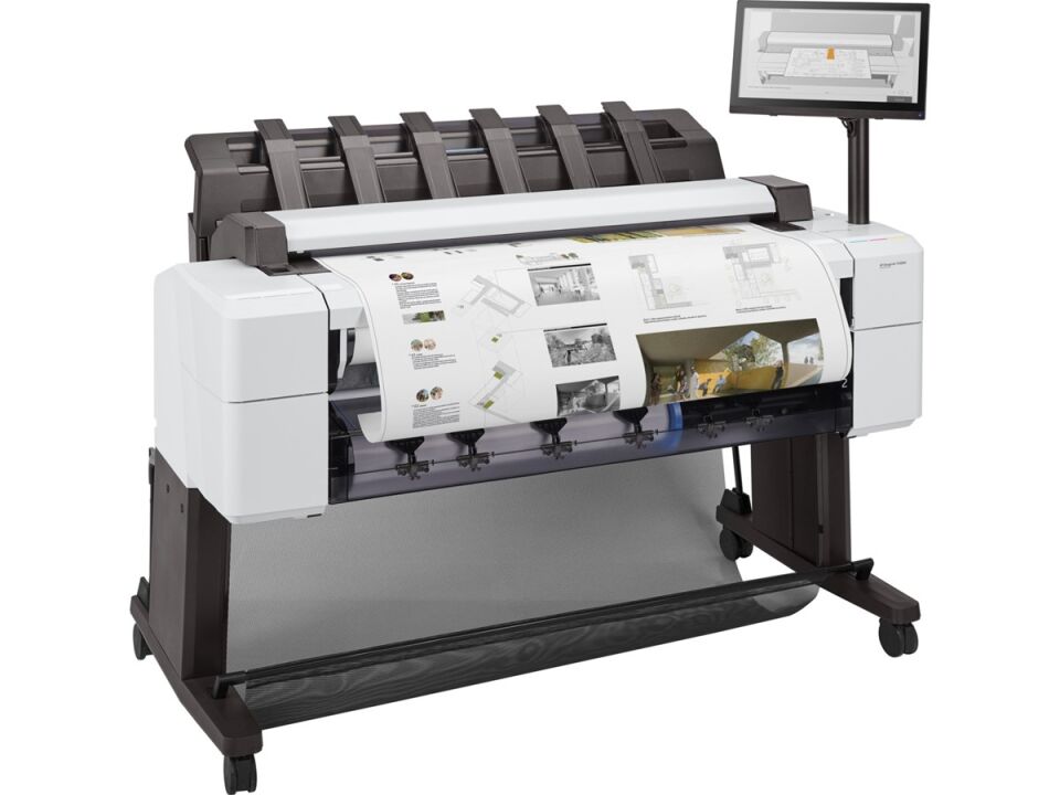 HP DesignJet T2600dr 3EK15A 36'' 914mm PostScript Çift Rulo Tarayıcılı Çok İşlevli Plotter