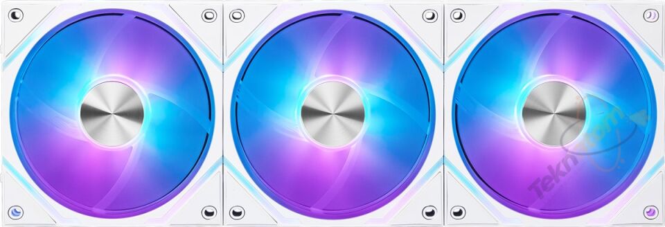 MSI MPG EZ120 ARGB WHITE-3W Kasa Fanı 3-lü Set Beyaz