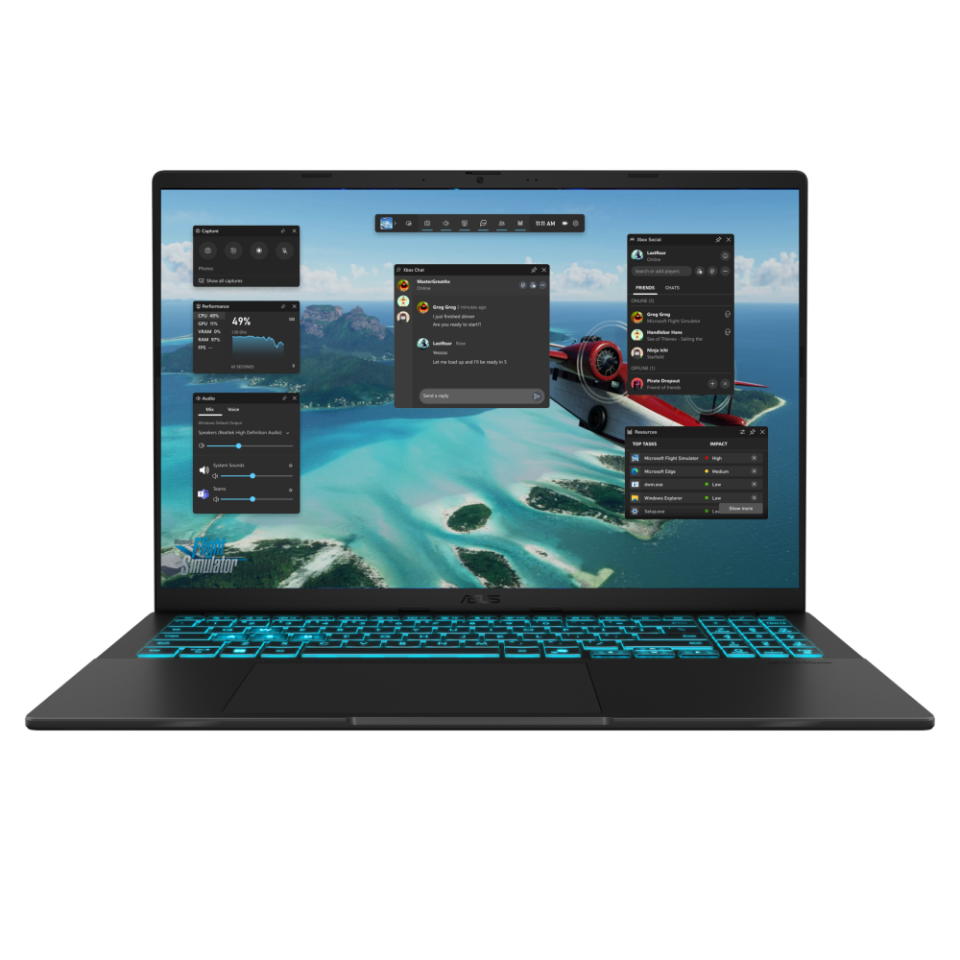 ASUS 16'' CORE 7 240H - 16GB DDR5 RAM - 512GB NVME - 8GB RTX 5070 W11H / VIVOBOOK V16 V3607VP-RP012W-