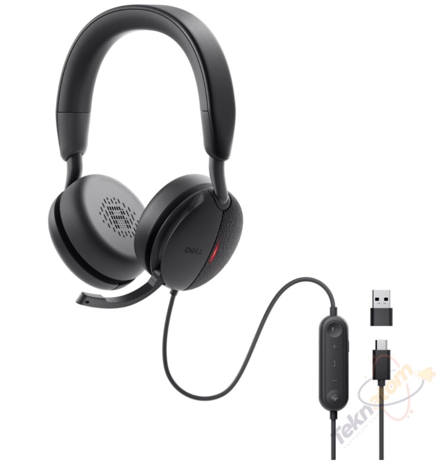 DELL Pro Plus WH502 Kablolu Aktif Gürültü Engelleme (ANC) Kulaklık