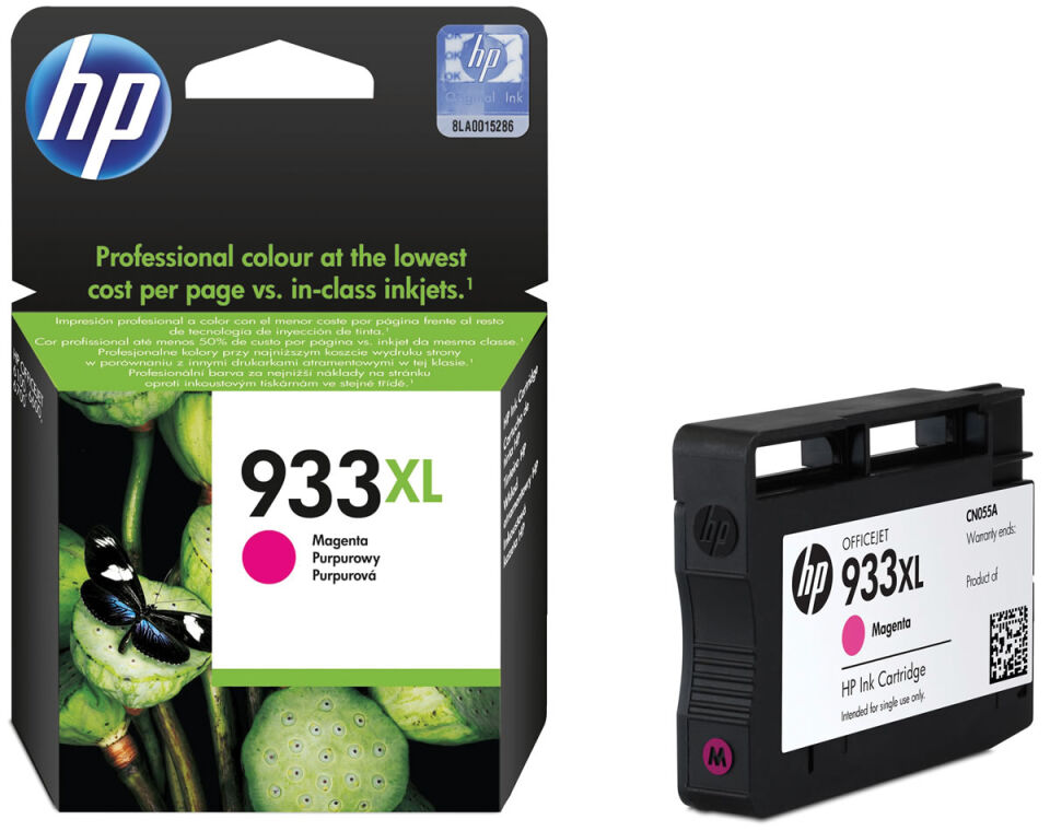 HP 933XL Macenta Orijinal Yüksek Kapasiteli Mürekkep Kartuşu (CN055AE)