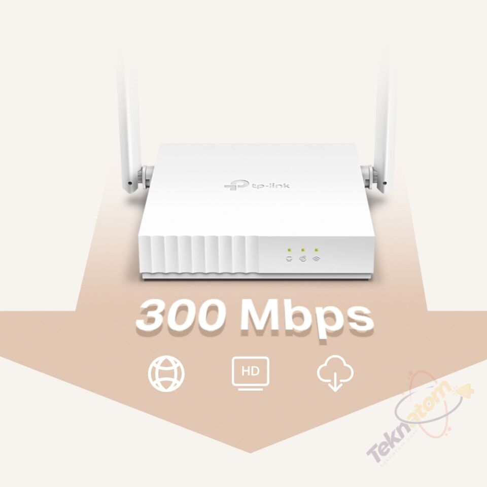 TP-LINK TL-WR820N N300 EV Ofis Tipi Router