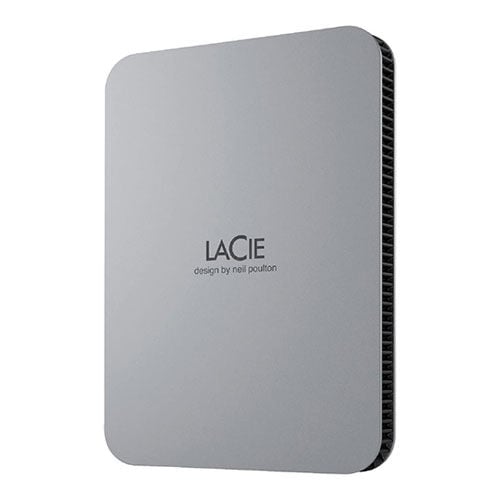 LACIE 1TB 2.5'' Mobile Drive USB 3.1 Gen 1 TypeC Taşınabilir Harici Disk Moon Gray