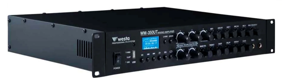 WESTA WM-350UT 6-bölgeli 350W 100V Mikser Amfi
